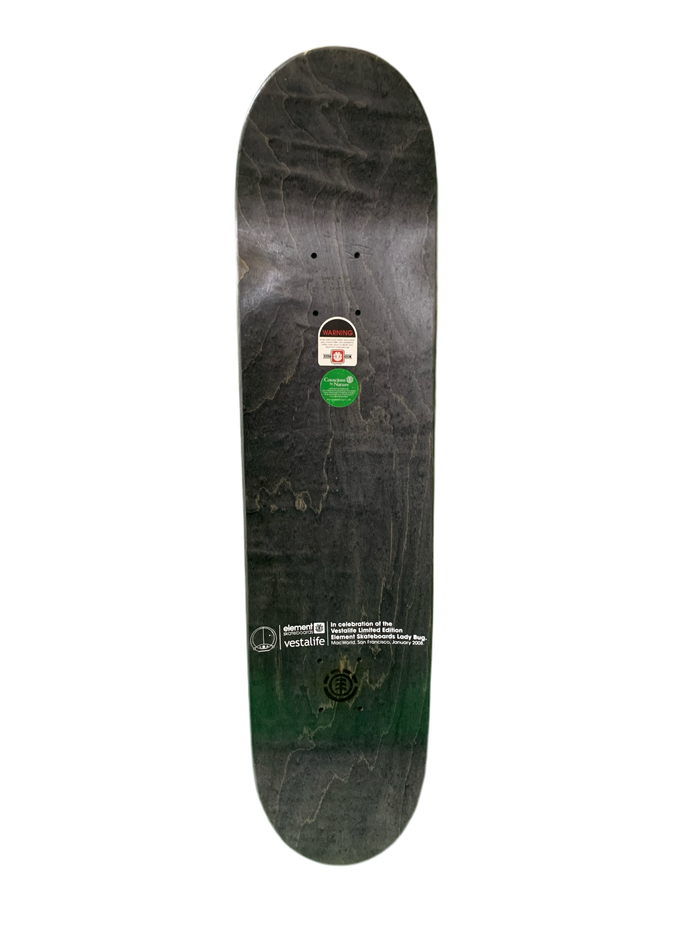 Element x Vestalife Paisley 2008 7.75" Classic Skateboard Deck
