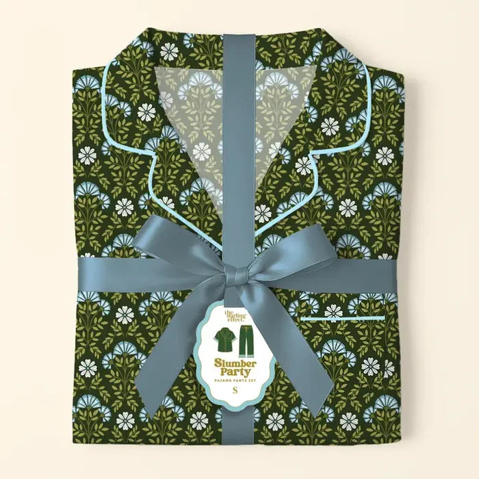 Everbloom Forest Green PJ Set