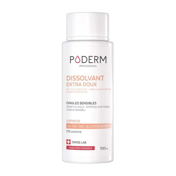 Extra Gentle Nail Polish Remover - Acetone Free - Poderm