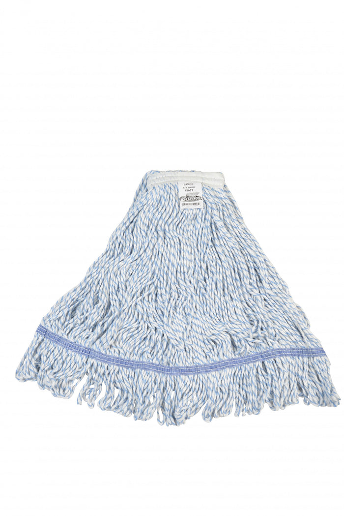 FINISH/ Striped Looped-end Finish Mop, each