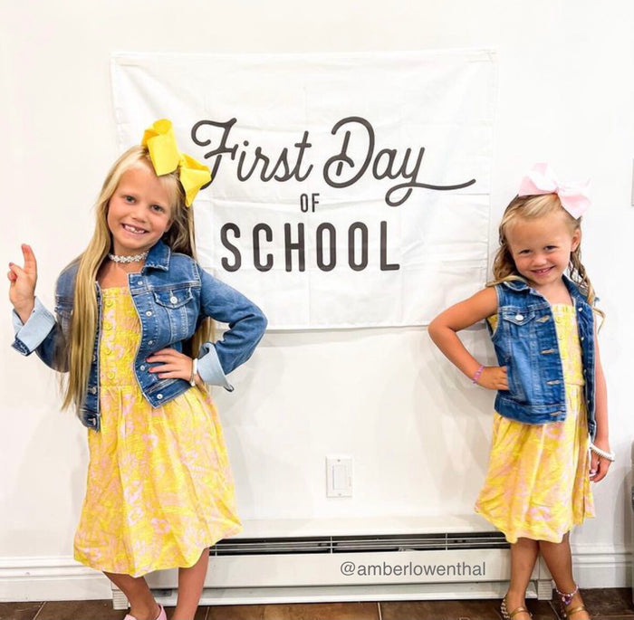 First Day of School Banner