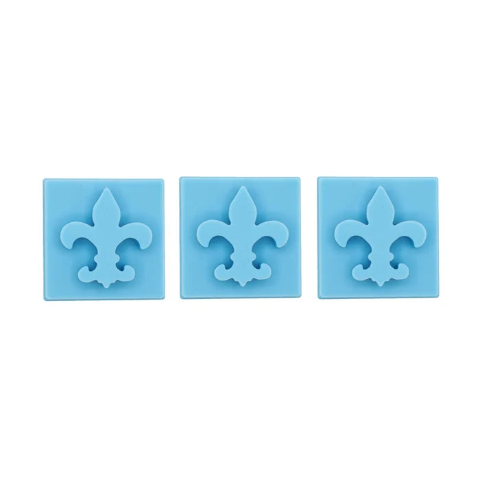 Fleur de Lis Ice Tray Inserts | Roks Ice