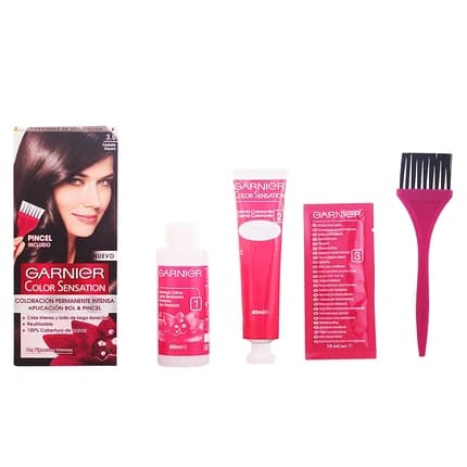 Garnier Color Sensation 4 Brown Permanent Cream Hair Color