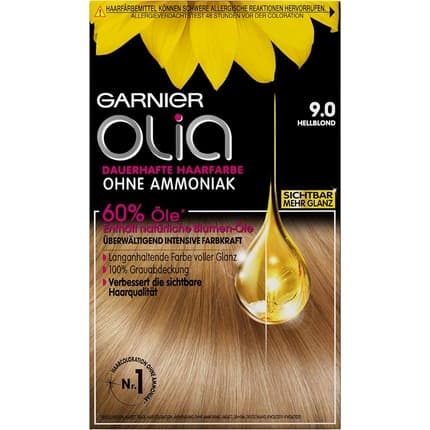 Garnier Olia Hair Colour Hair Dye 60% Flower Oil Deep Colour without Ammonia