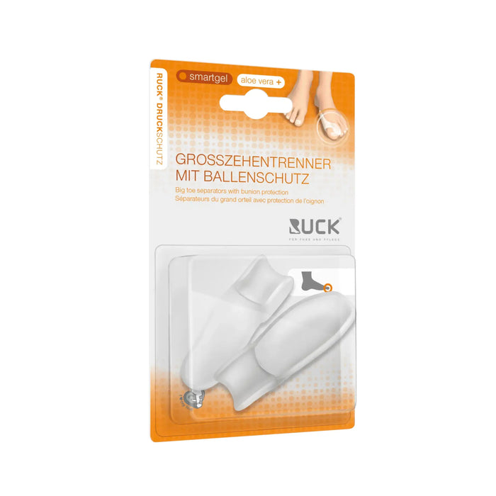 Gel big toe separator and hallux valgus protection - Pack of 2 pieces - Ruck Ruck