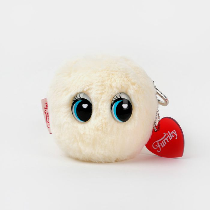 Furriky Glow Pouch Keyring IVORY AIRI Nudie Glow Australia