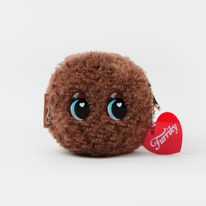 Furriky Glow Pouch Keyring BROWN BRORI Nudie Glow Australia
