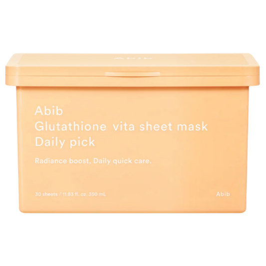 Abib Glutathione Vita Sheet Mask Daily Pick Nudie Glow Australia