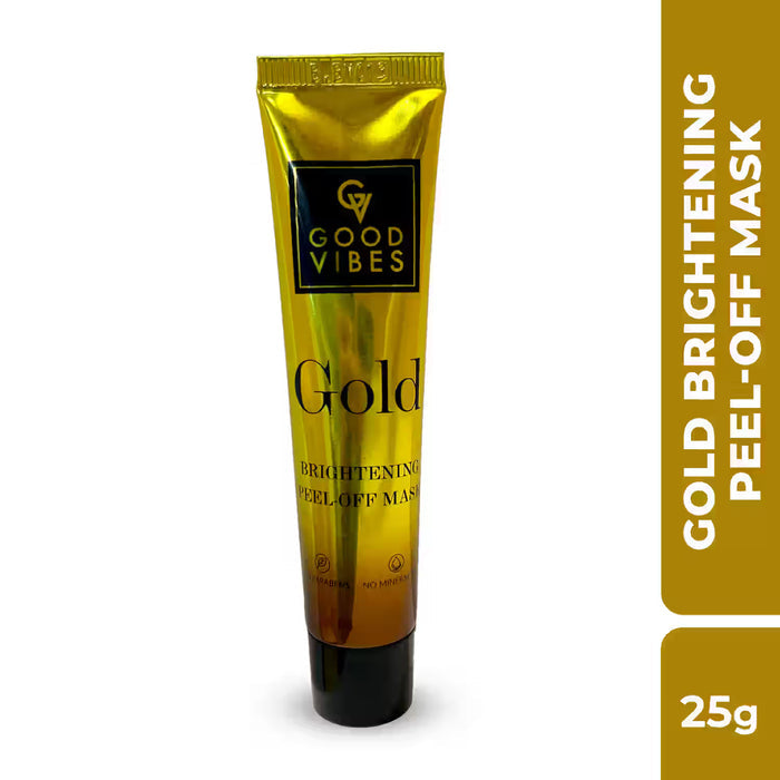 Good Vibes Brightening Gold Peel Off Mask (25 gm) Tube