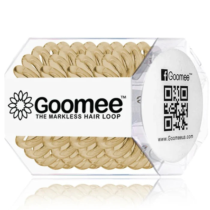 Goomee Original Whisky spiral hair tie 4 pack.