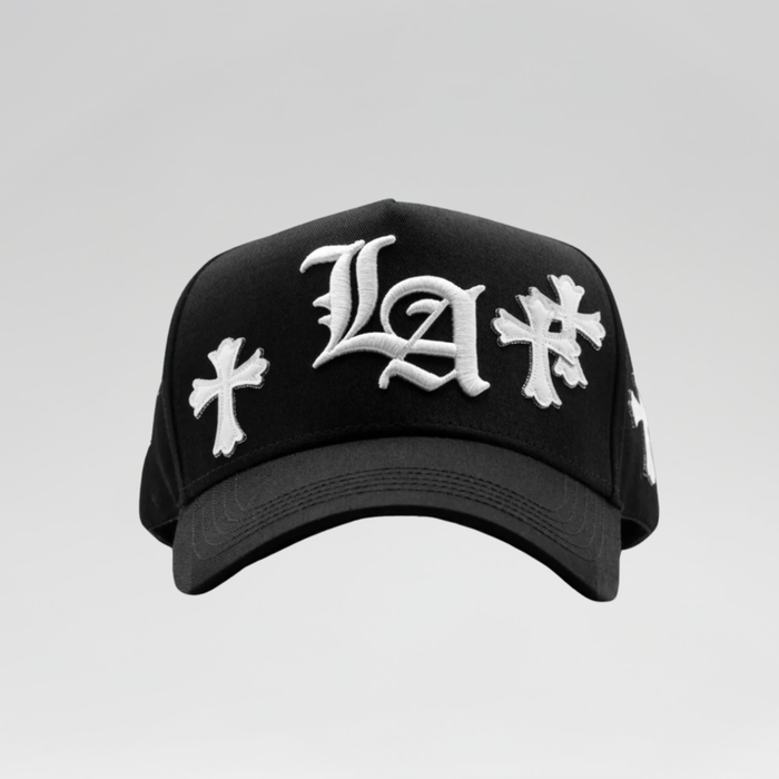 GORRA 'LA CHROME' BLACK WHITE
