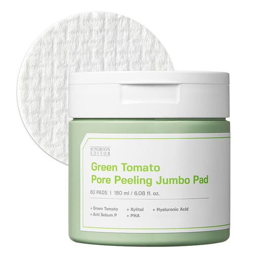 Sungboon Editor Green Tomato Pore Peeling Jumbo Pad Nudie Glow Australia
