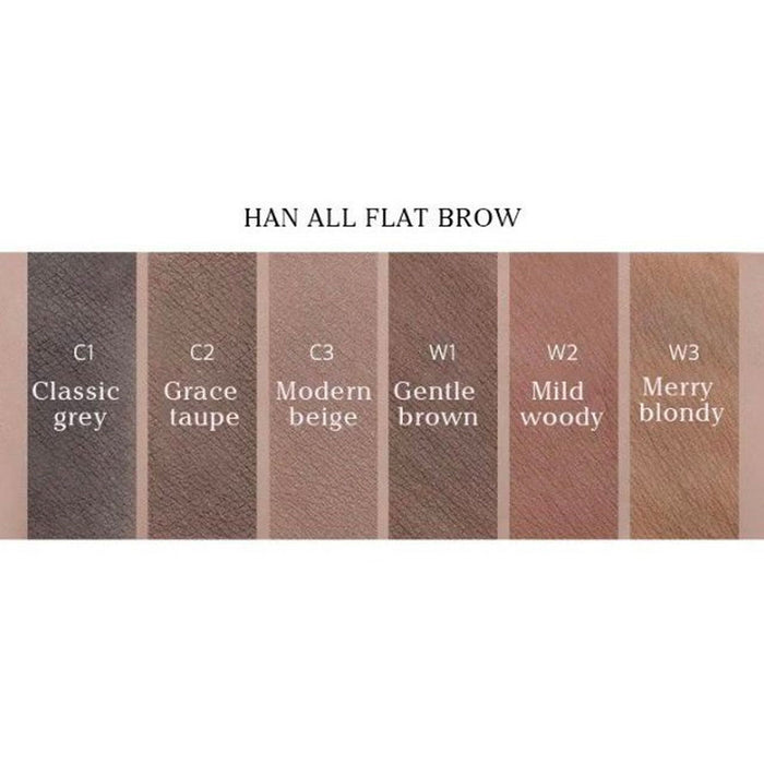 ROM&ND Han All Flat Brow (6 Colours) Nudie Glow Australia