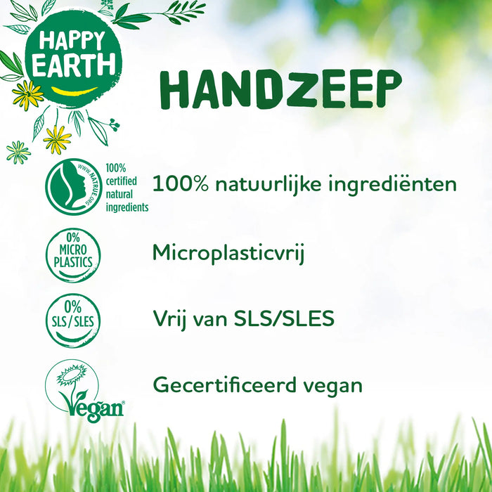 Happy Earth 100% Natuurlijke Handzeep Navulverpakking Lavender Ylang Happy Earth