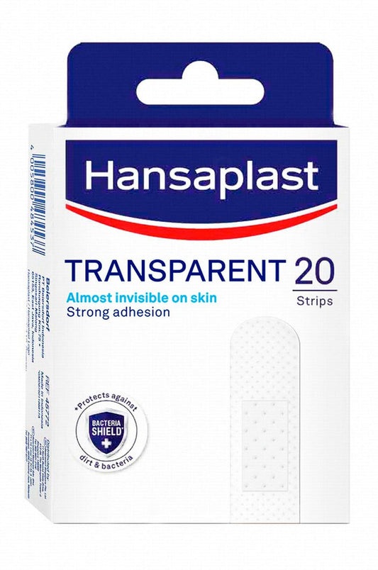 Hansaplast Transparent Plasters, 20 Strips - Makkah Pharmacy