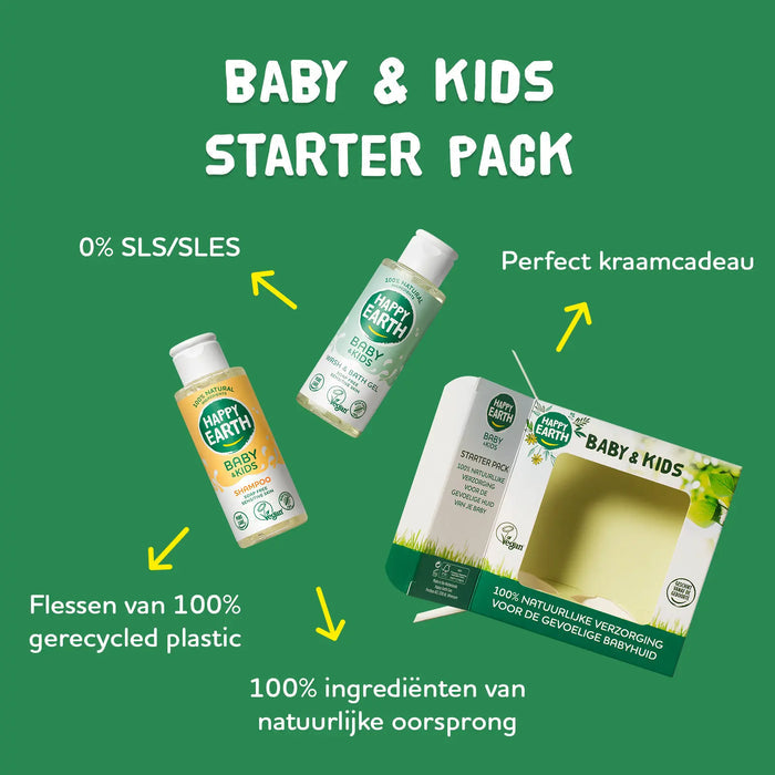 Happy Earth Baby & Kids Starter Pack 2x100ml Happy Earth