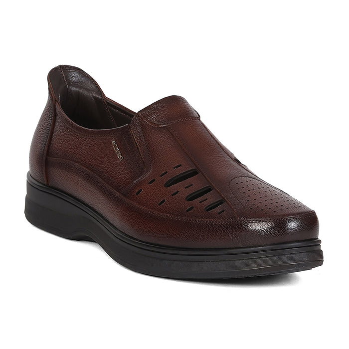 Healers RSL-5 Tan Formal Non Lacing Slip-on Shoes for Men by Liberty