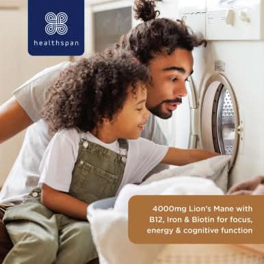 Healthspan LionMane & Clarity & Focus 60 Capsules
