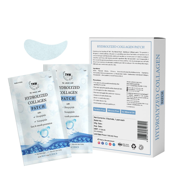 Hydrolyzed Collagen Patch for Firm & Fresh skin | 2 Sachet, 1 Pair Each . (Stock Clearance)