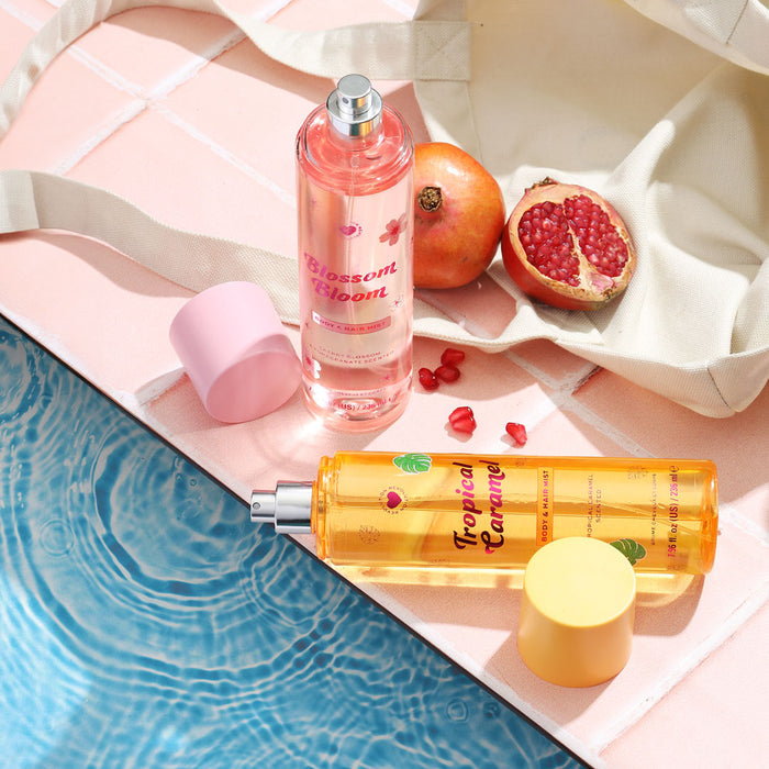 I Heart Revolution Hair & Body Mist â€“ Blossom Bloom & Tropical Caramel