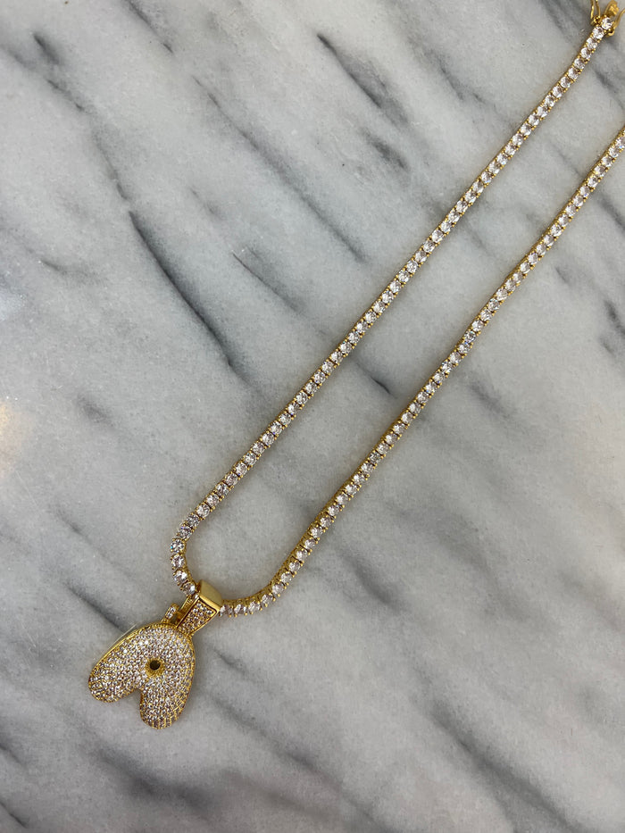 Bubble Initial InterCHAINable Necklace