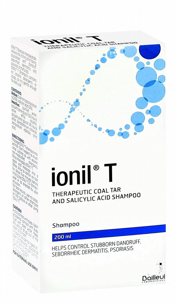 Ionil T Therapeutic Shampoo with Coal Tar & Salicyclic Acid, 200ml - Makkah Pharmacy