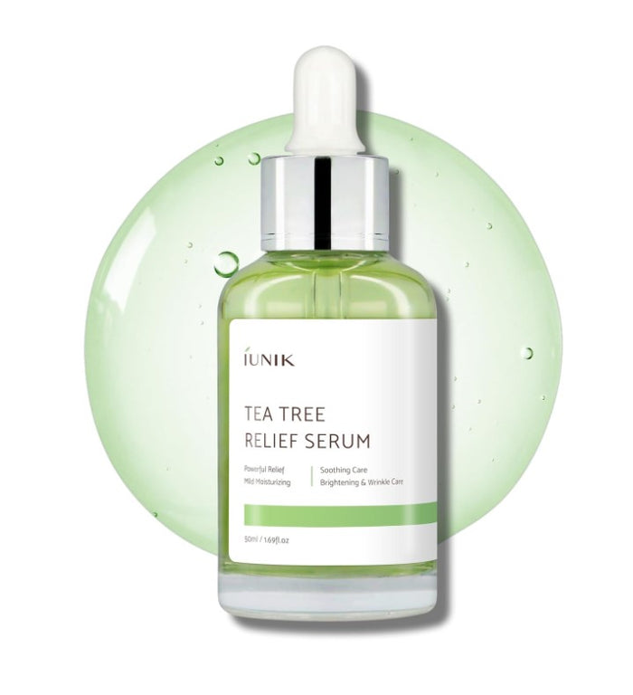 IUNIK Tea Tree 67% Relief Vegan Facial Serum 50ml / 1.69 fl. oz.