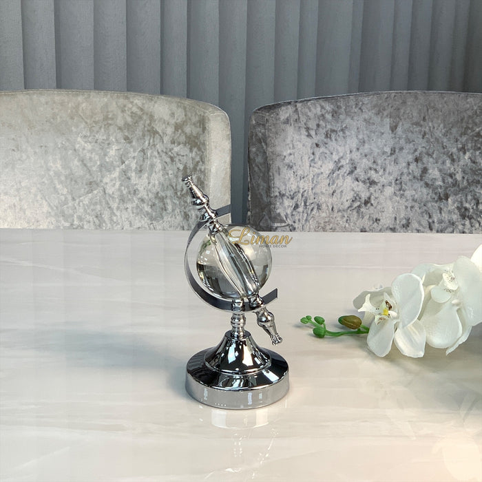 Liman Home Decor - Liman Online Kaideli Bol Decoratie Zilver