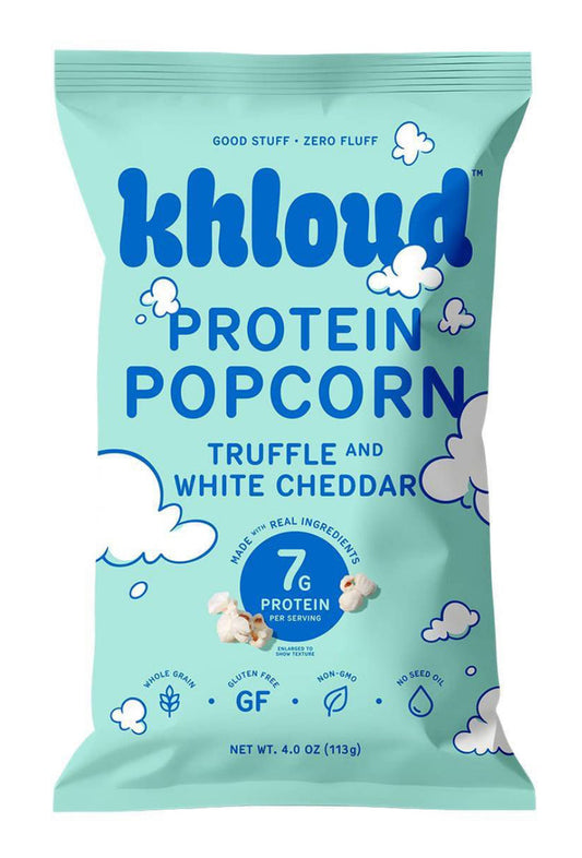 Khloud Truffle & White Cheddar Protein Popcorn - Large