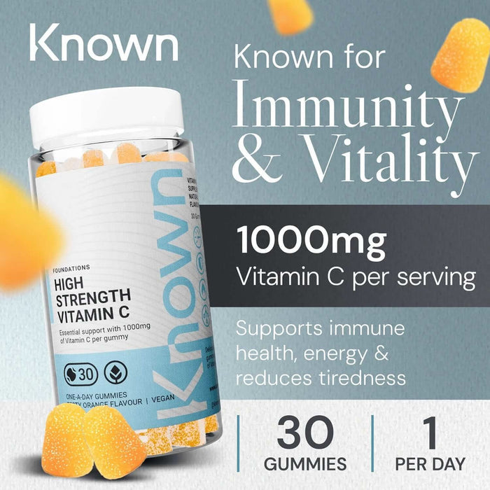 Known Nutrition High-Strength Vitamin C 30 Gummies