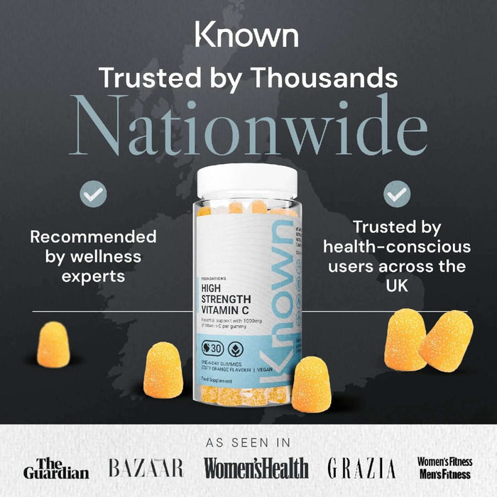 Known Nutrition High-Strength Vitamin C 30 Gummies