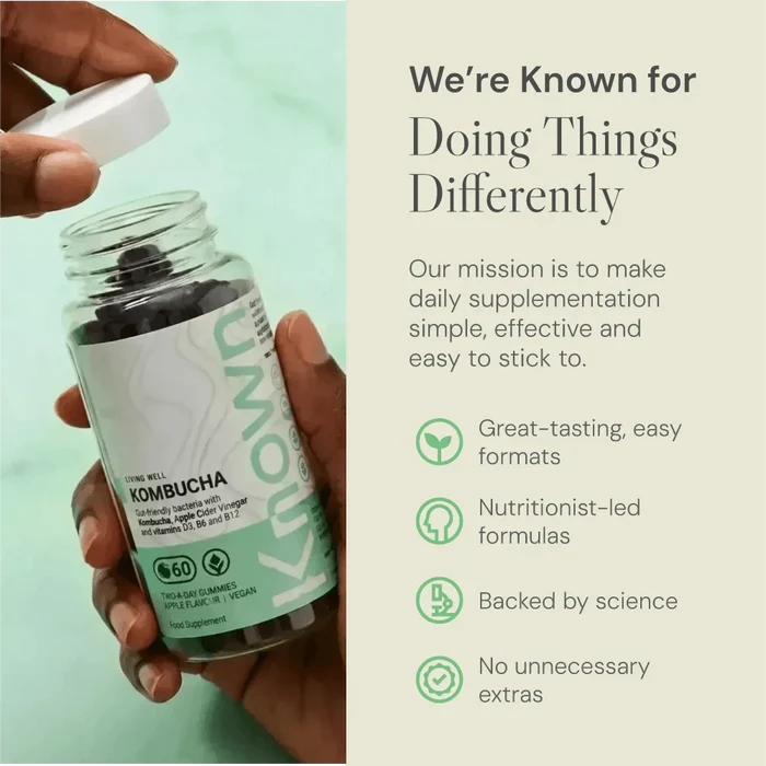 Known Nutrition Kombucha 60 Gummies