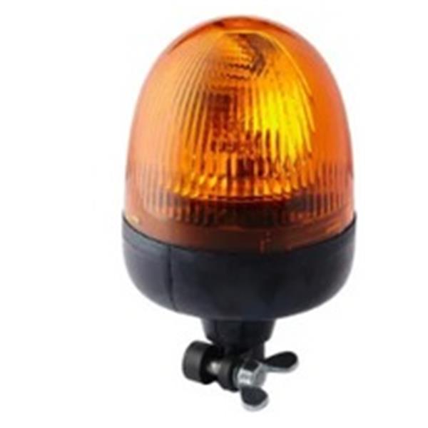 KrampRotating Beacon Halogen, Round, 12V, Amber, Pole Mount, Ø 135Mm X217mm, Rota Compact