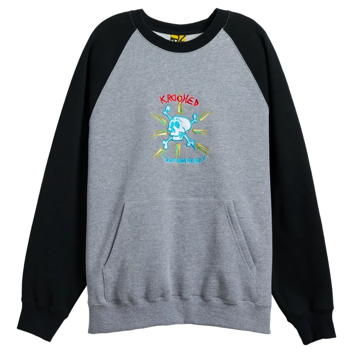 Krooked Style Heather/Black/Multi Crewneck Sweatshirt