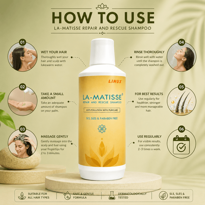 LA-MATISSE Repair & Rescue Shampoo 200ml - Cosmosentials