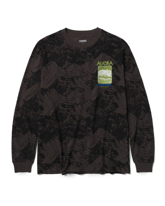 Shop Last Frontier Long Sleeve Tee Inspired by Alaskan Parks | multi-color