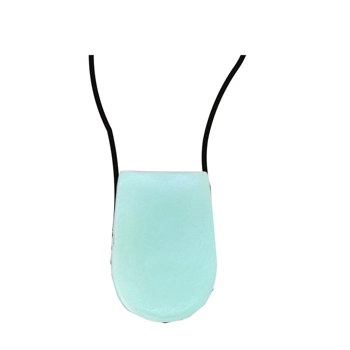 Latex foam heel cup with slight rim around the heel - Shore 25-35 - Green - My Podologie