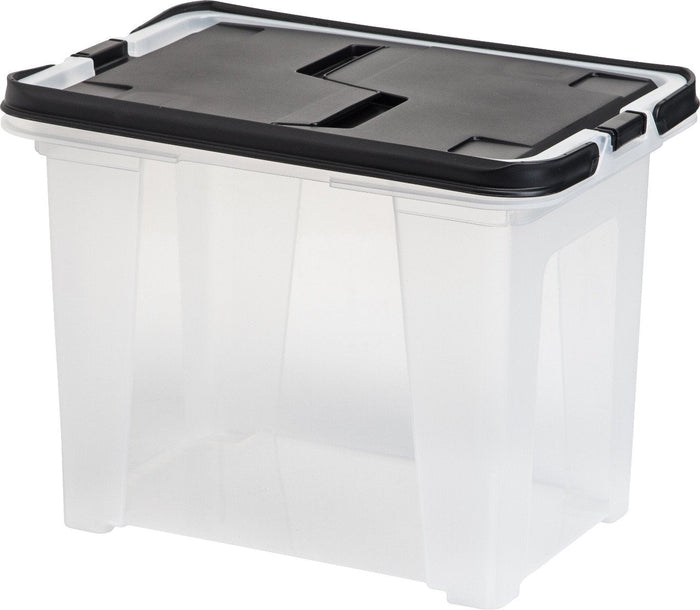 Letter Wing-Lid File Box - image 2#color_black