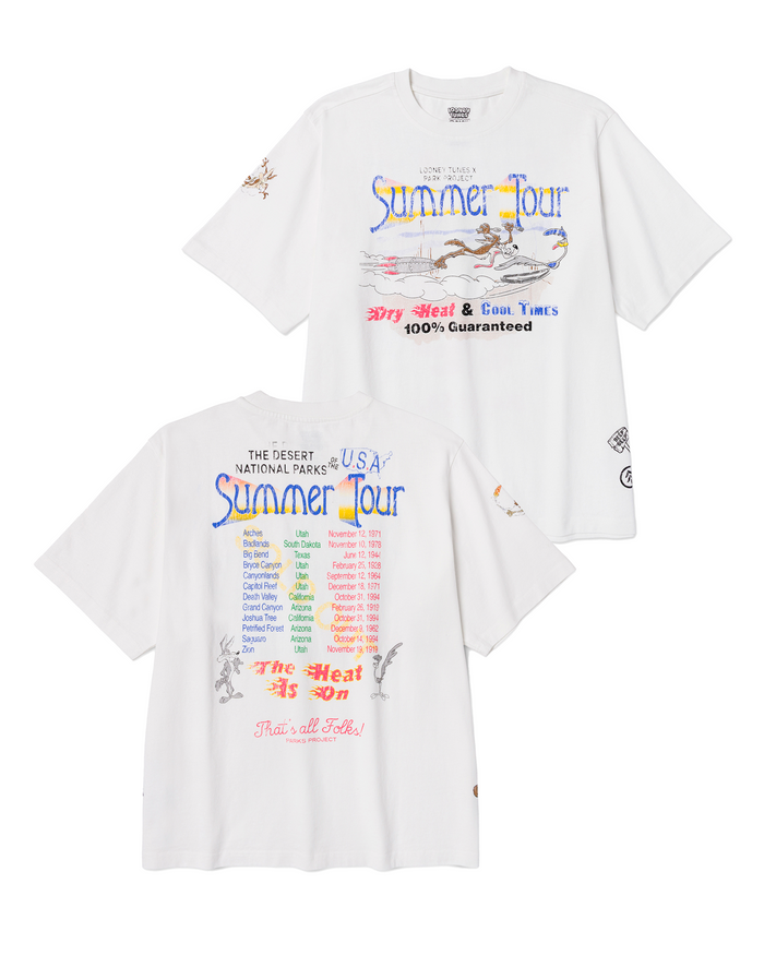 Shop Looney Tunes x Parks Project Heavyweight Oversized Tour Tee