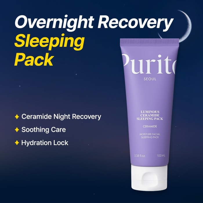 Purito Luminous Ceramide Sleeping Pack Nudie Glow Australia