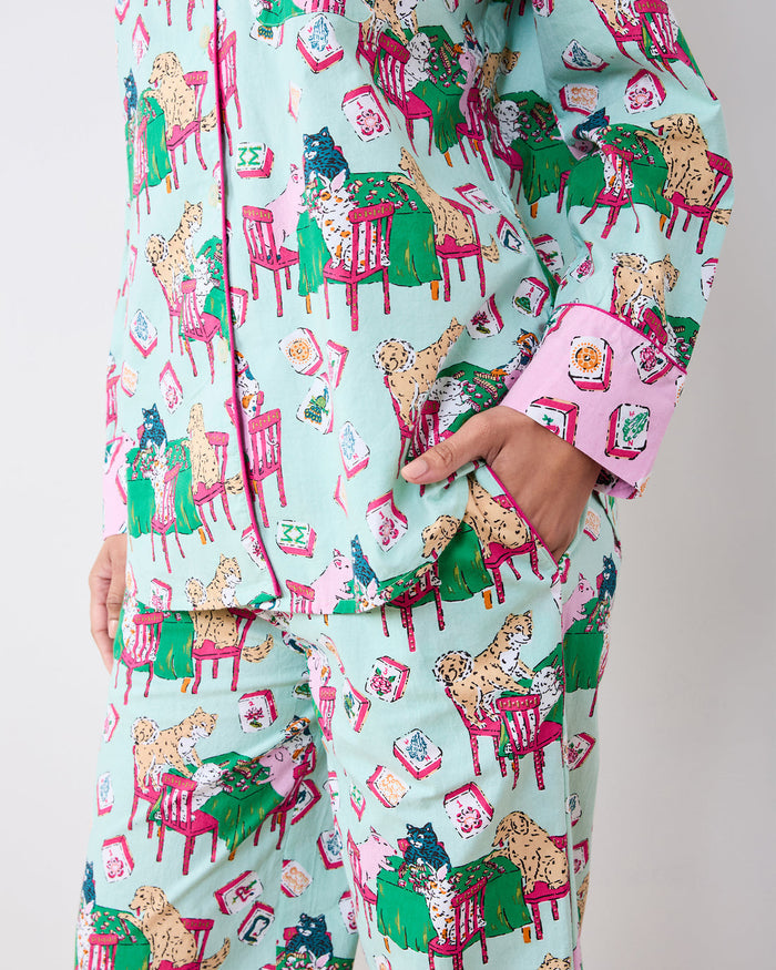 mahjong menagerie PJ set
