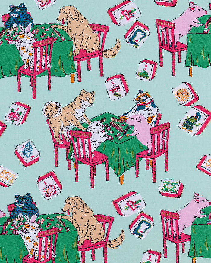 mahjong menagerie PJ set
