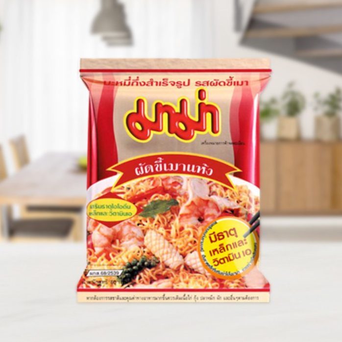 Mama - Instant Noodle - Pad Kee Mao มาม่าผัดขี้เมา