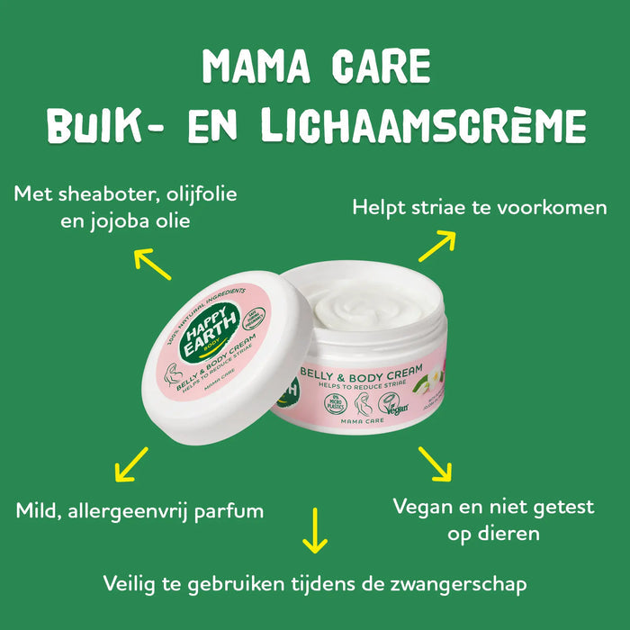 Mama Care Buik & Lichaamscrème Happy Earth