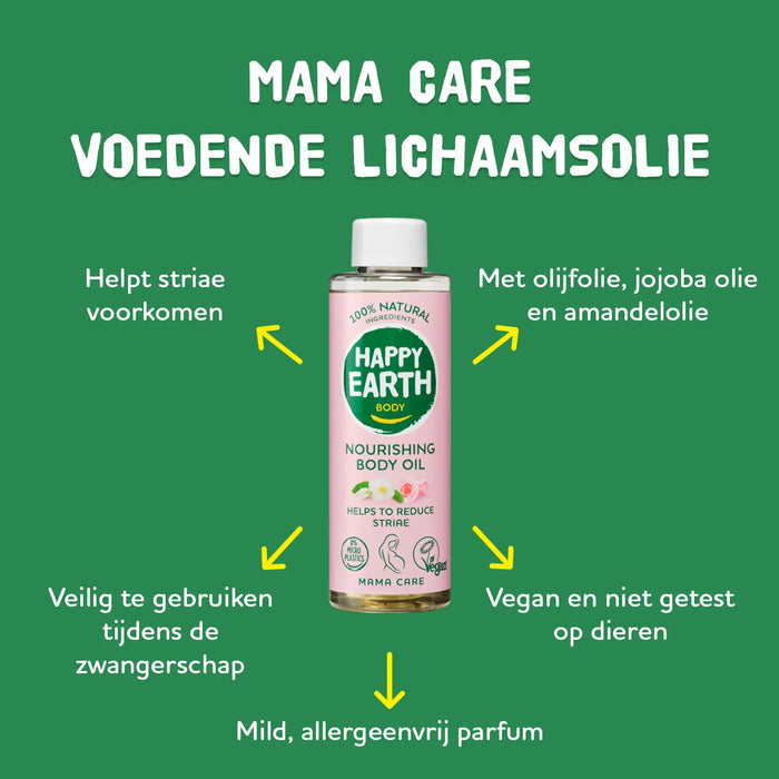 Mama Care Voedende Lichaamsolie Happy Earth