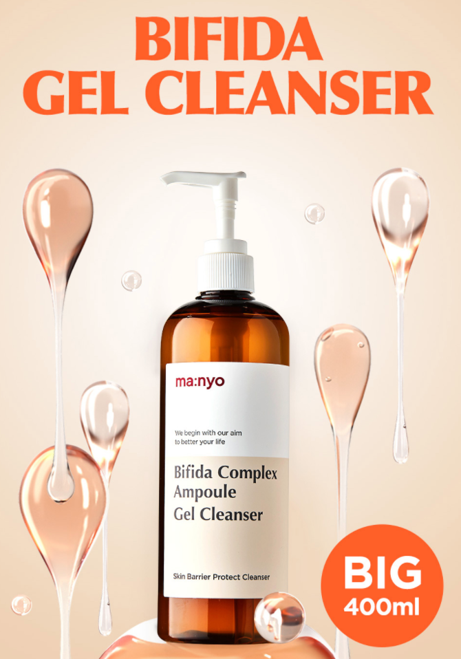 ma:nyo Bafida Complex Ampoule Gel Cleanser 400ml