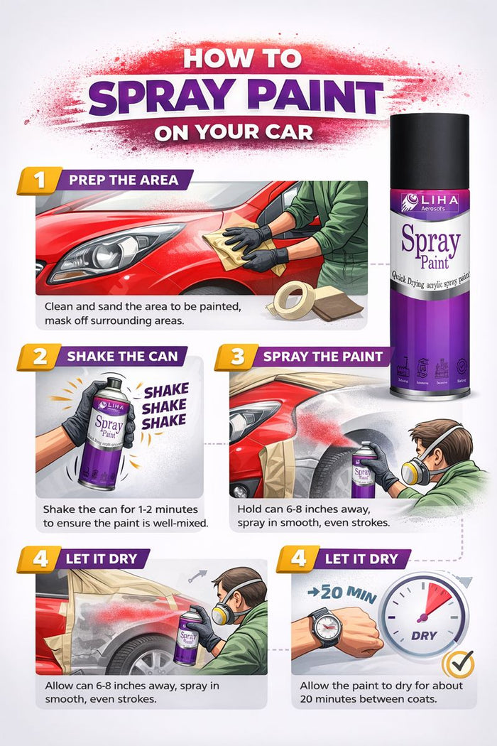 Maruti Suzuki Celerio Speedy Blue Touch Up Spray Paint – OEM Color Match | LIHA Aerosols 500ml