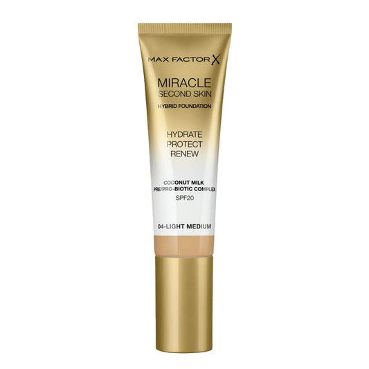 Max Factor Miracle Second Skin Hybrid Foundation 30.0ml 04 LIGHT MEDIUM