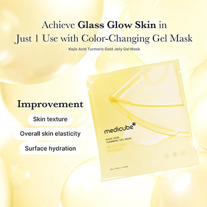 Medicube Kojic Acid Turmeric Brightening Gel Mask 1 Sheets