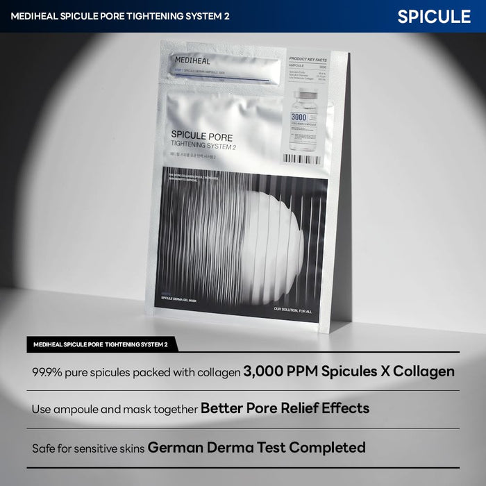 Mediheal Spicure Pore Tightening System 2 Ampoule 3000 + Mask 4pk